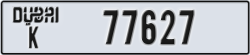 dubai - code - K - number -77627