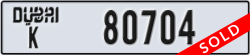 dubai - code - K - number -80704