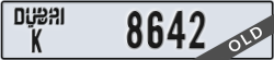 dubai - code - K - number -8642