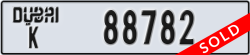 dubai - code - K - number -88782