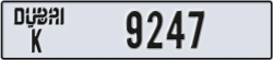 dubai - code - K - number -9168