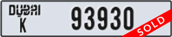 dubai - code - K - number -93930