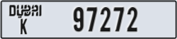 dubai - code - K - number -97272