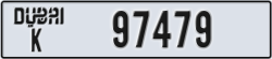 dubai - code - K - number -97479