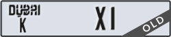 dubai - code - K - number -X1