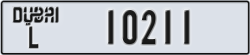 dubai - code - L - number -10132