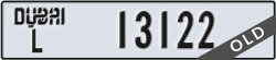 dubai - code - L - number -13122