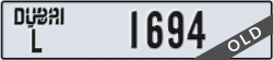 dubai - code - L - number -1694