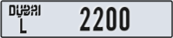 dubai - code - L - number -2200