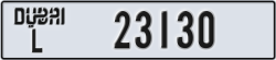 dubai - code - L - number -23130