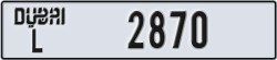 dubai - code - L - number -2870
