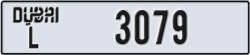 dubai - code - L - number -3079