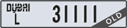 dubai - code - L - number -31111