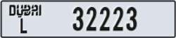 dubai - code - L - number -32223