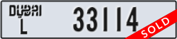 dubai - code - L - number -33114