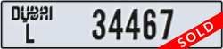 dubai - code - L - number -34467