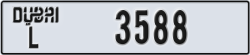 dubai - code - L - number -3588