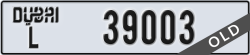 dubai - code - L - number -39003