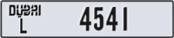 dubai - code - L - number -4462