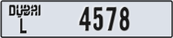 dubai - code - L - number -4578