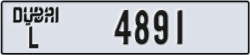 dubai - code - L - number -4891