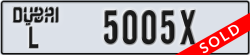 dubai - code - L - number -5005X