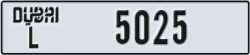 dubai - code - L - number -5025