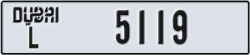 dubai - code - L - number -5040