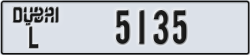 dubai - code - L - number -5135