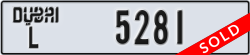 dubai - code - L - number -5281