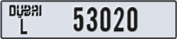 dubai - code - L - number -53020