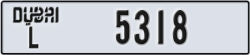 dubai - code - L - number -5318
