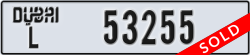 dubai - code - L - number -53255