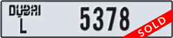 dubai - code - L - number -5378