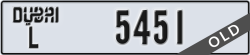 dubai - code - L - number -5451