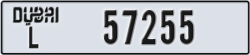 dubai - code - L - number -57255