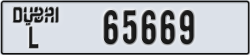 dubai - code - L - number -65669