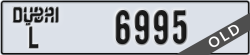 dubai - code - L - number -6995