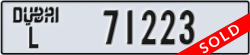 dubai - code - L - number -71223