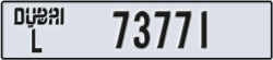 dubai - code - L - number -73771