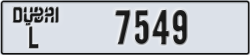 dubai - code - L - number -7470