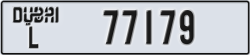 dubai - code - L - number -77179