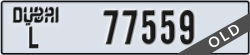 dubai - code - L - number -77559