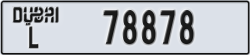 dubai - code - L - number -78878