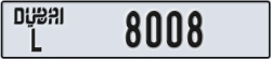 dubai - code - L - number -8008