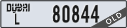 dubai - code - L - number -80844