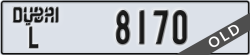 dubai - code - L - number -8170