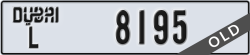 dubai - code - L - number -8195