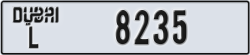 dubai - code - L - number -8235
