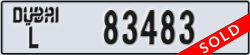 dubai - code - L - number -83483